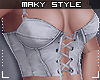 Ms~White corset