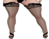 Black Ribbon Stockings