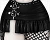 Ripped black skirt