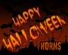 Halloween Horns Orange