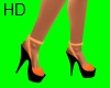 HD~Neon orange heels