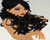 black sparkley hair