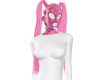 pink pigtail mask