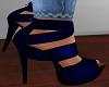Blue Strapped Heel