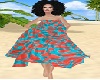 animal cape gown