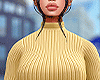 Turtleneck Sand Dress
