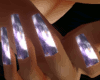Purple Amethyst Nails