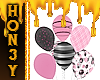 HON3Y*Easter BLK/PNK
