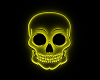 Yellow Skull Lamp