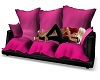 pink cuddle couch