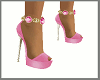 Pink Jeweled Heels