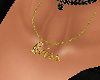 [L] Collar criss gold