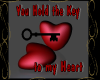 Key to my Heart Sticker