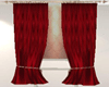 Red Drapery Curtains