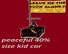 peaceful 40% kids car