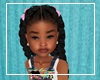 Kids 2 ponytails + bows