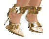 zapato dorado