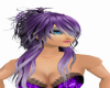 Purple - Black Hair