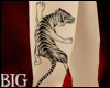 [B] Tiger Thigh Tattoo