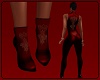 Feline in red - boots