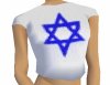 Star of David Baby T Blue