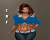 CRF* Cute Teal Cardigan
