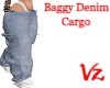 Baggy Denim Cargo
