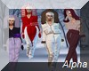 AO~Purple mix ski suit