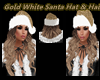Gold Santa Hat & Hair
