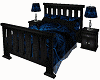 Black&blue bed