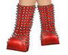 631 Red Half Boots