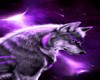 wolf purple cutout