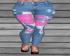Mesh Jeans RL pink