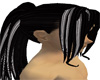 Black and White ponytail