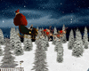 Santa's sleigh animate