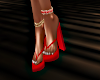 Red Sandal W Anklets