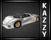 }KS{ White/Gold Porsche