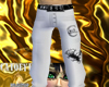 cavalli white trousers