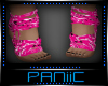 ☠ Feet Wraps Pink 💝