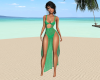 -1m- Beach dress green