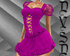 Corset Dress in Plum
