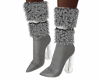 E*  Fur Boots /grey