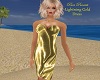 Lightning Gold Dress