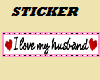 Love hubby~sticker~