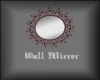 Black/red Wall mirror