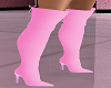 Long Pink Laced Boots