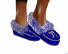 Women's Blue Slippers
