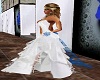 White/Blue Gown