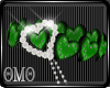 QMQ Green Necklace Heart