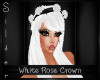 {P} White Rose Crown